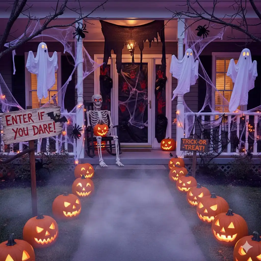 Halloween Decor Ideas Easy Scary & Fun