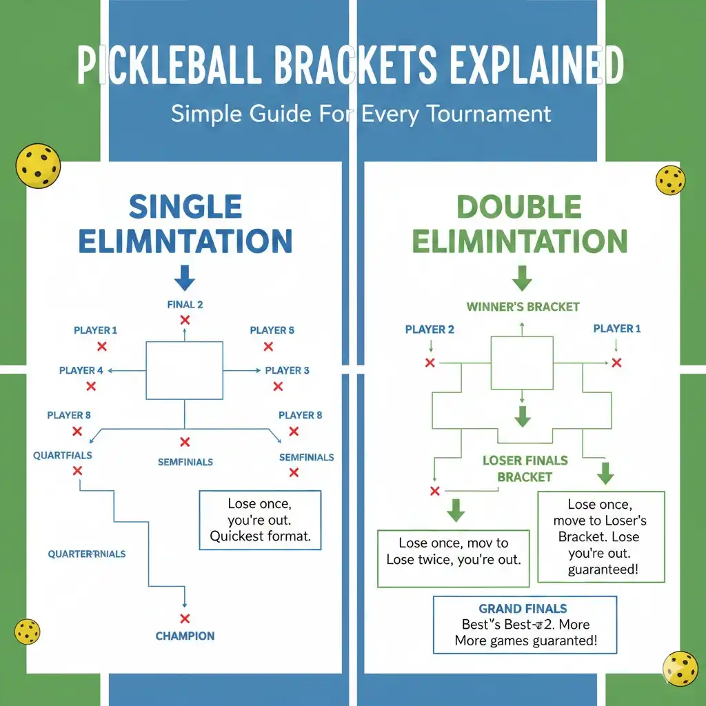 Pickleball Brackets Explained Simple Guide Every Tournament
