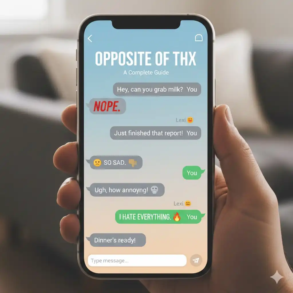 Opposite of Thx in Texting Complete Guide